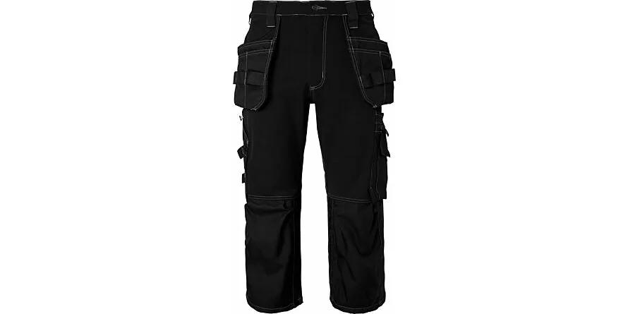 309 3/4 Ambachtsbroek, Unisex, Zwart, 62