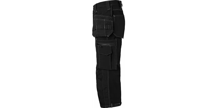 309 3/4 Ambachtsbroek, Unisex, Zwart, 62