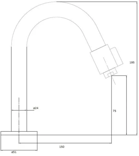 BESTDESIGN ORE TOILETKRAAN DIMPEL RVS
