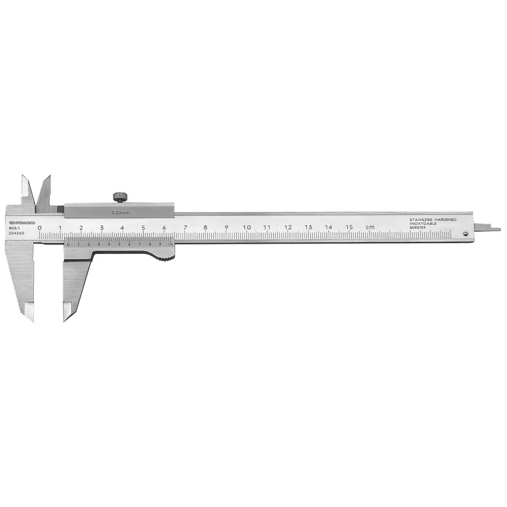 Facom schuifmaat met inwendige bekken, 1/50mm, 150mm