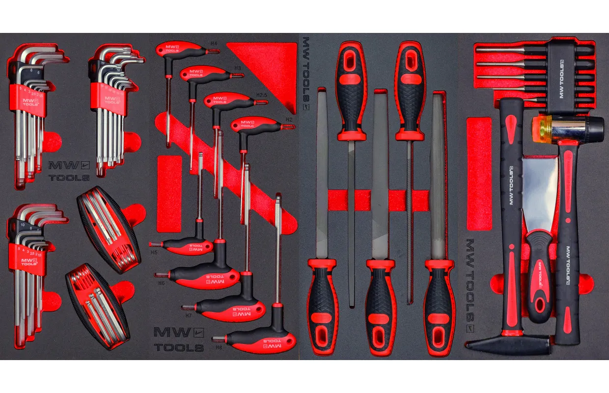 GEVULDE GEREEDSCHAPSWAGEN PRACO STARTER 212DELIG MW TOOLS