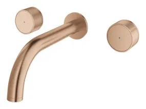 Grohe Atrio Private Coll. 3-gats wastafelmengkraan M-size warm sunset geborsteld