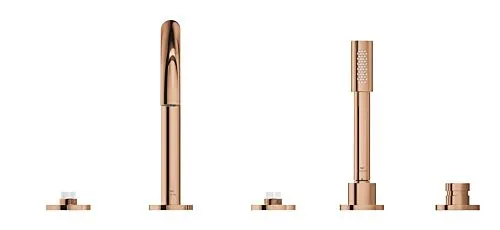 GROHE ATRIO PRIVATE COLL. 5GATS BADRANDCOMBINATIE WARM SUNSET