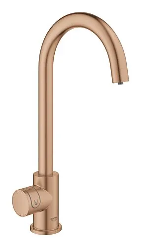 GROHE BLUE HOME MET KEUKENKRAAN MONO CUITLOOP WIFI/BLUETOOTH CHROOM WARM SUNSET GEBORSTELD