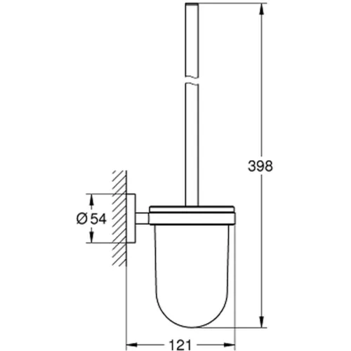 GROHE ESSENTIALS TOILETBORSTELSET SUNSETGEB.