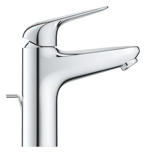 Grohe Euroeco wastafelmengkraan M met waste chroom