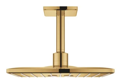 Grohe Rainshower 310 Smartactive hoofddoucheset plafond vierkant duo cool sunrise