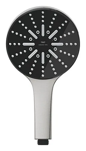Grohe Rainshower Aqua SmartActive 130 handdouche 2 straalsoorten max. 80 l/m supersteel