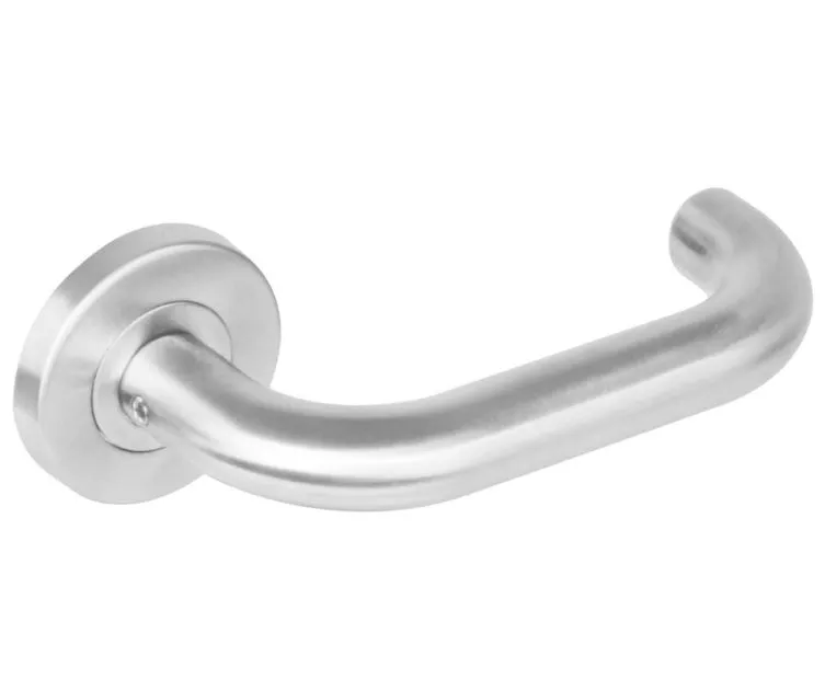 Intersteel deurkruk Rond op rond rozet RVS
