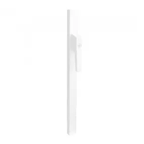 Intersteel Raamespagnolet RAL 9010 wit afsluitbaar Rechts 1200mm met uitwisselbare cilinder
