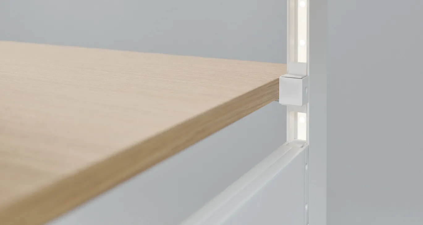 Legplankverbinder, voor Häfele DressCode aluminium kadersysteem