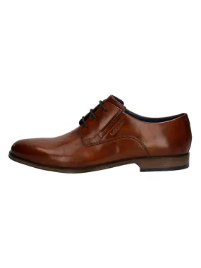 Leren veterschoenen "A3S" lichtbruin
