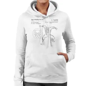 Marvel Black Panther Patent werpt vrouwen Hooded Sweatshirt