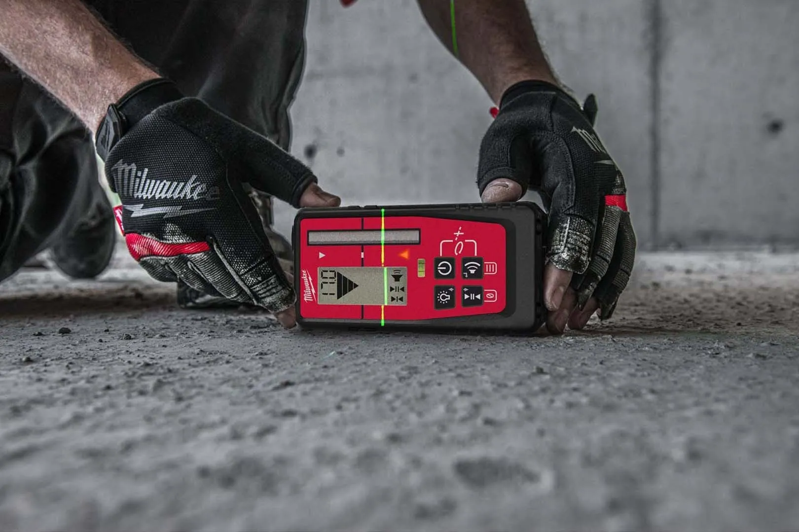 MILWAUKEE LASERROTATIONS UND LINIENEMPFäNGER LRD100