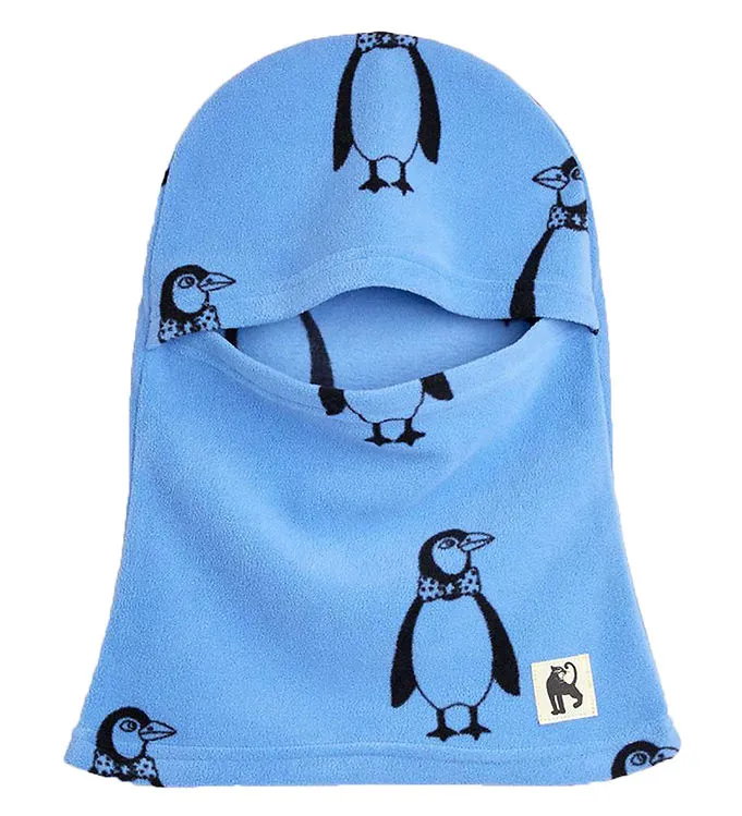 MINI RODINI BIVAKMUTS  1LAG  PINGUïN FLEECE  BLAUW