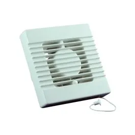 Nedco BV Badkamer/Toiletventilator EF 150 P ABS, kunststof wit