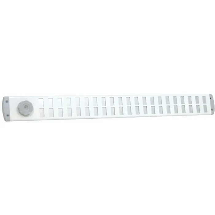 Nedco BV Bold Line schuifrooster 650x65mm aluminium wit