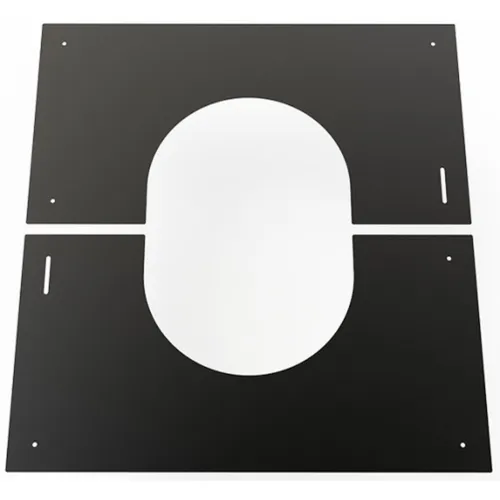 NEDCO DW  Ø 80 MM CENTREERPLAAT 030° ZWART