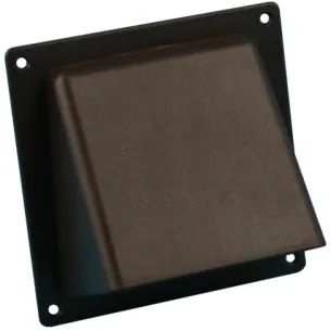 Nedco gevelklep Ø 150 mm bruin