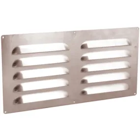Nedco schoepenrooster alum. vlak 500 x 350 mm m/grote schoepen blank