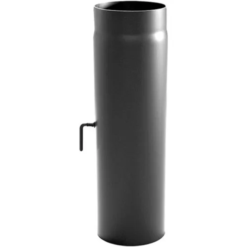 Nedco zwart staal Ø 150 mm pijp 500 mm met klep