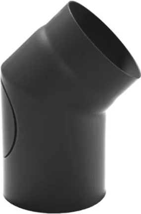 Nedco zwart staal Ø 180 mm bocht 30°