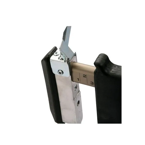NESTLE schuifmaat Woodpecker 80, met houten ripper om op lengte te zagen, aluminium, 30x15mm ovaal profiel, 20301001