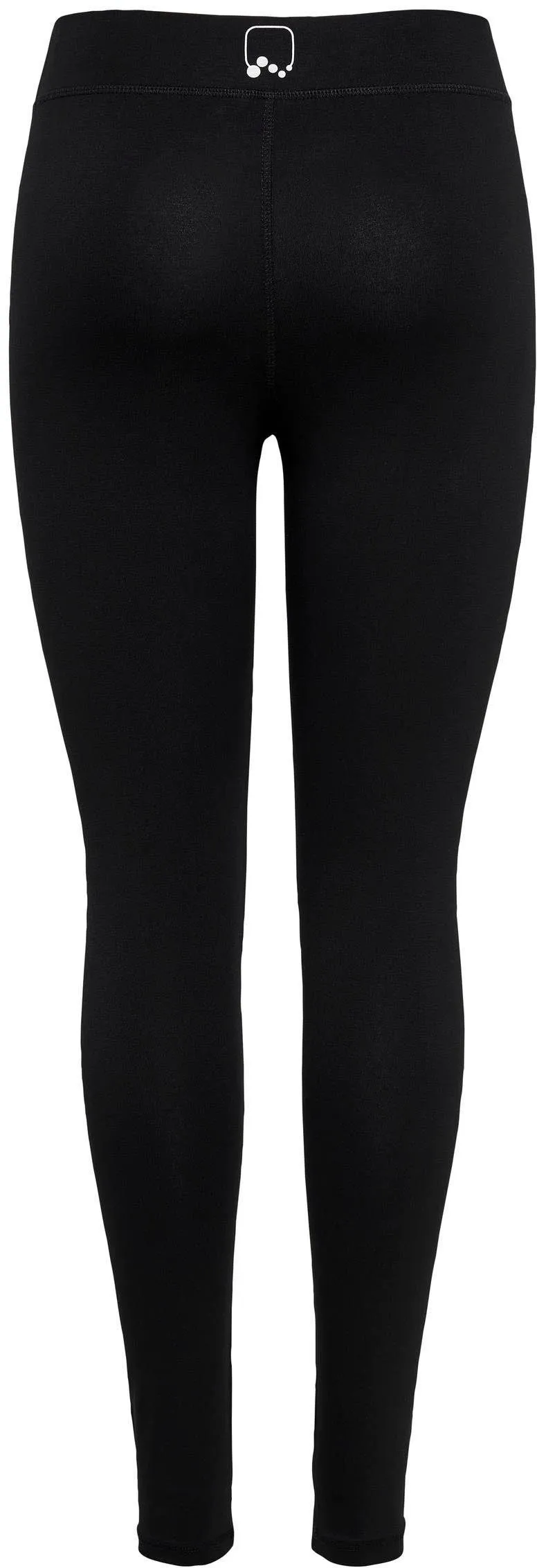 Only Play Legging met opschriftlogo opzij bij de zoom