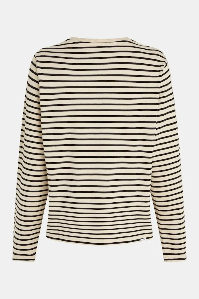PENN&INK SWEATER W24F1517  142/90 VANILLABLACK