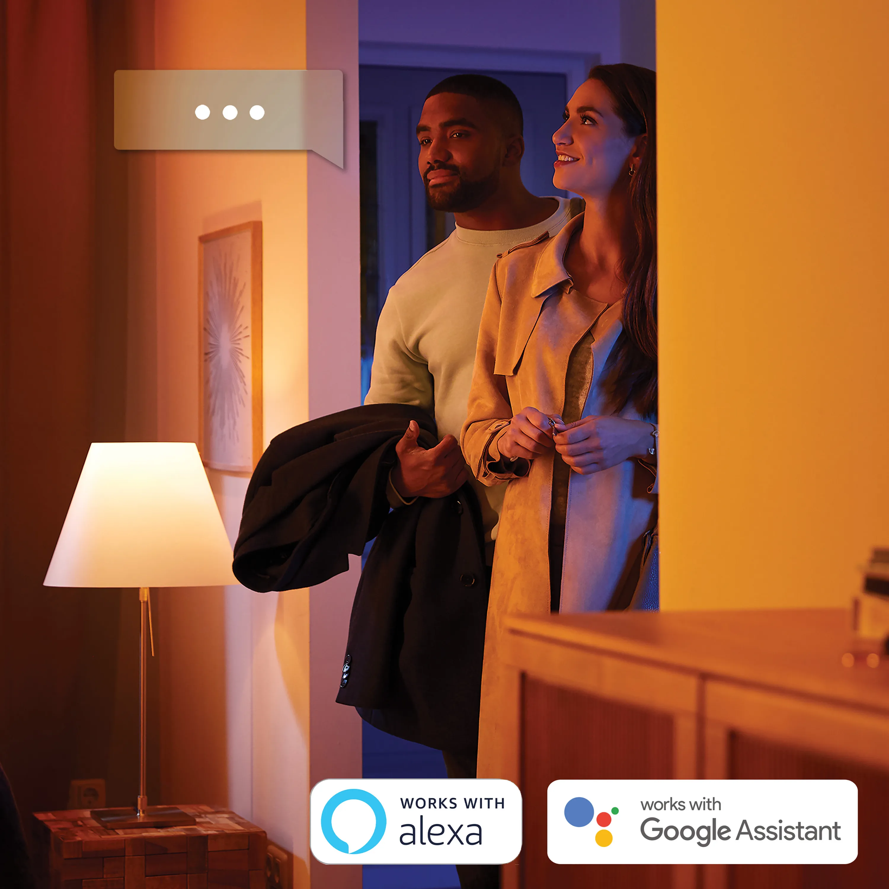 Philips hue white and colour ambiance 3pack E27 6,5W