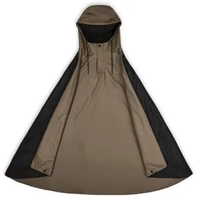 Poncho Rains Cape Black Wood (Maat L)