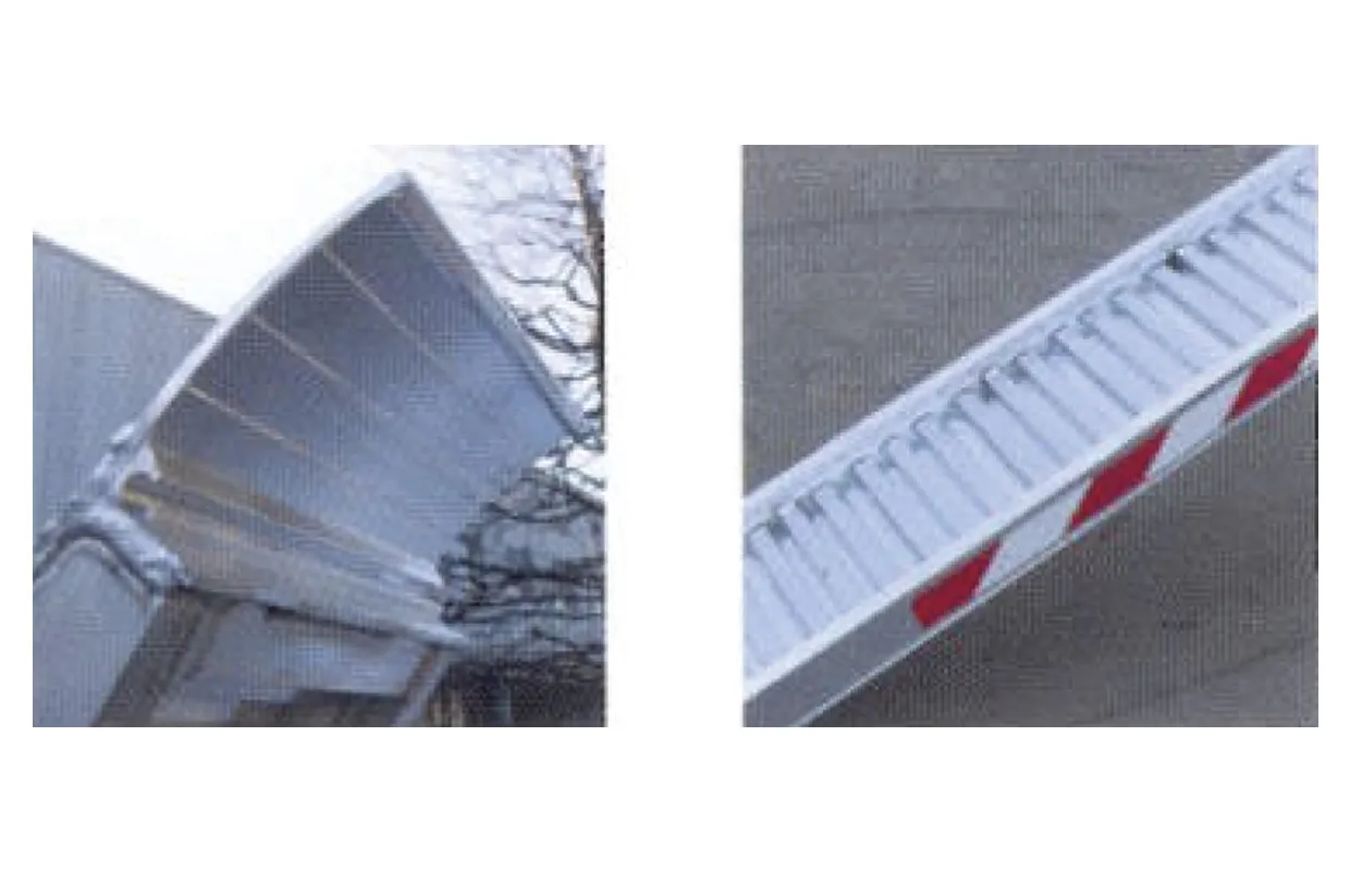 Set vaste oprijplaten aluminium 2510kg 2500 x 300mm bruikbare breedte 240mm MW Tools