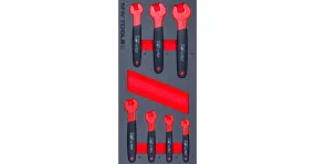 Steeksleutelset EV foam tray 7 delig MW Tools