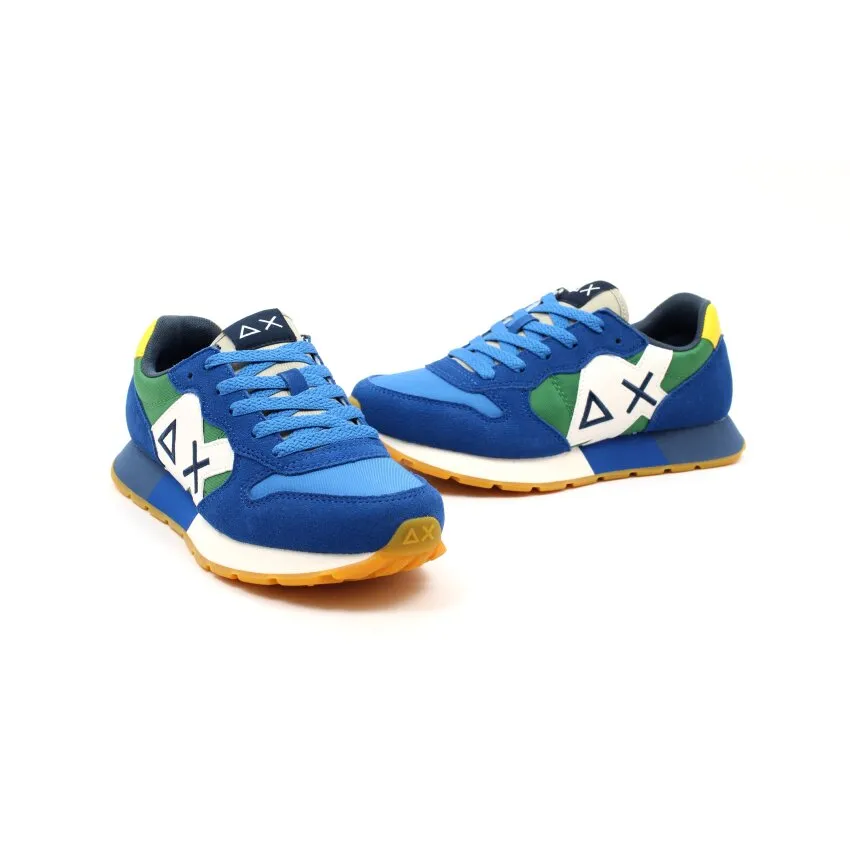 SUN68 RUNNERCOBALT/GROEN (MAAT 3539)