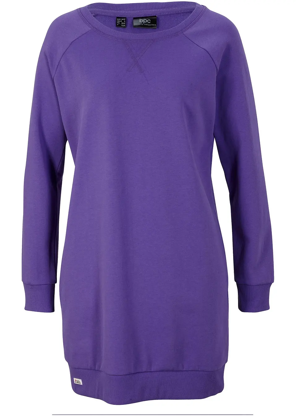 Sweatjurk met raglanmouwen   
