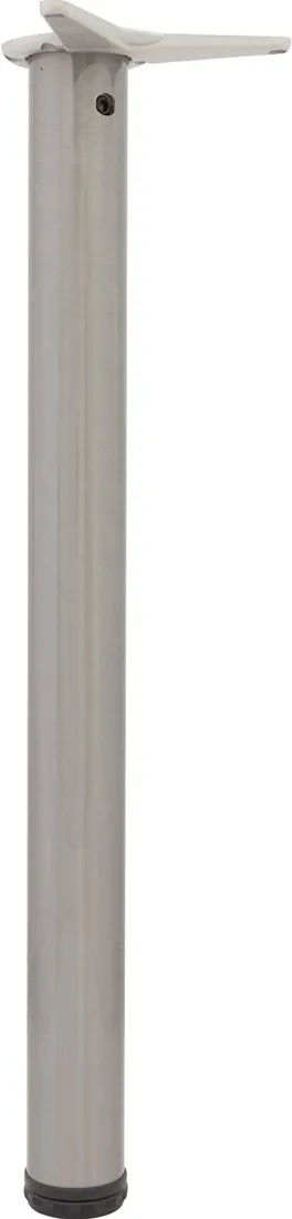 TAFELPOOT ROND MODEL CAMAR CE rvs look * 30mm verstelbaar*