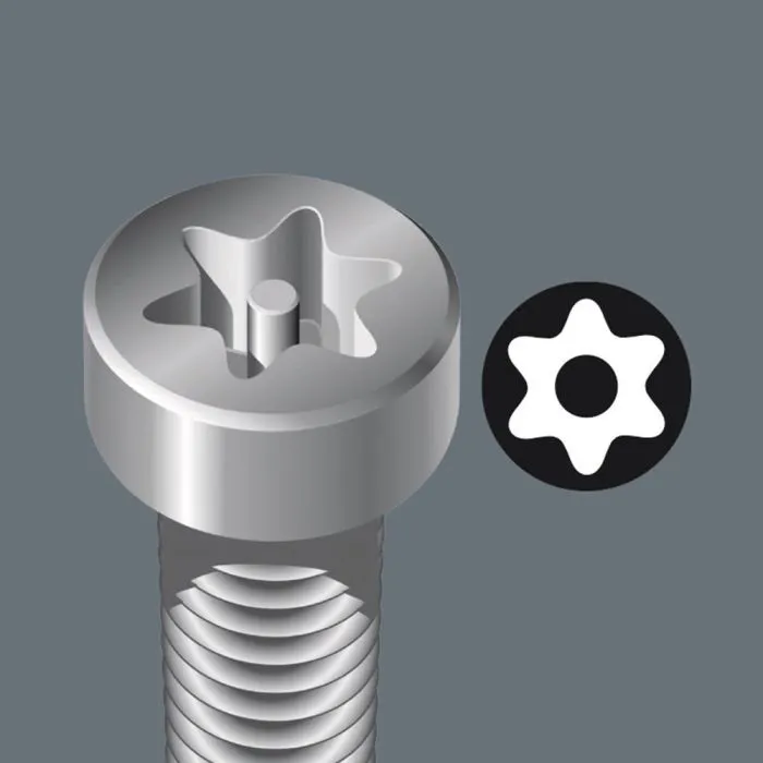 WERA 3867/4 TX BO BITS MET BORING  TX25RVS