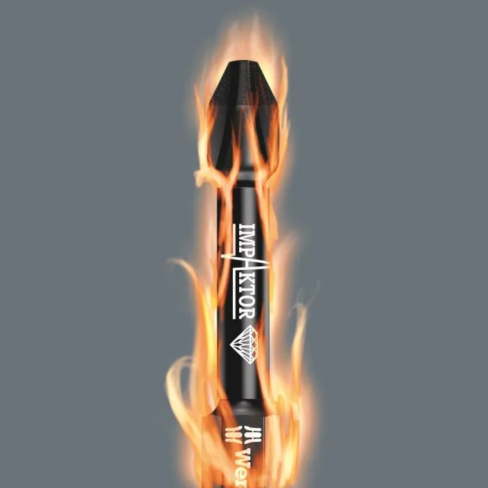WERA BITCHECK 10 IMPAKTOR 3, 10 DELIG