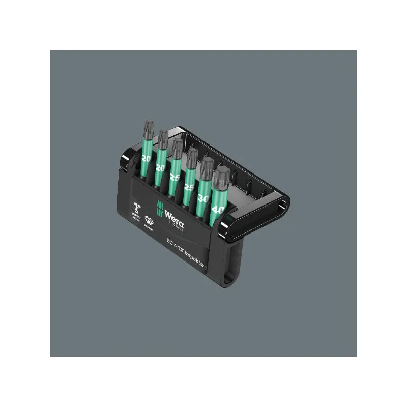 WERA BITCHECK BC 6 TX IMPAKTOR 1. LANGE BITS