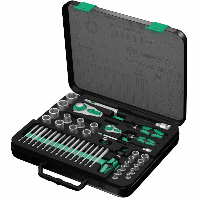 WERA ZYKLOP 43DELIGE DOPPENSET 8100 SA/SC 2 ZYKLOPRATELSET